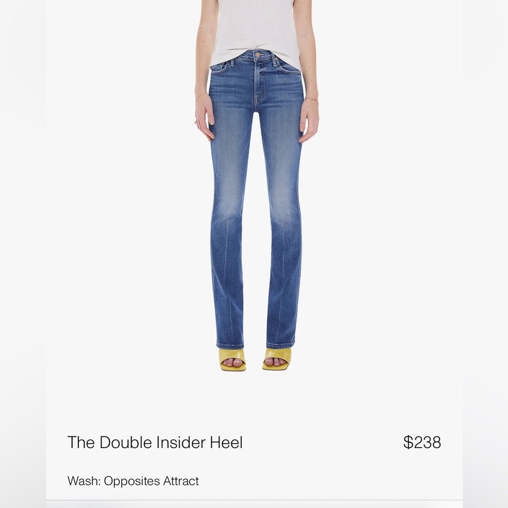 Mother The Double Insider Heel